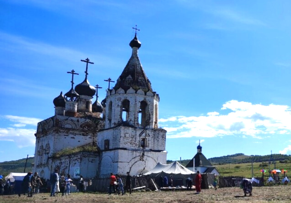 Успенская Церковь в Калинино Забайкальский край